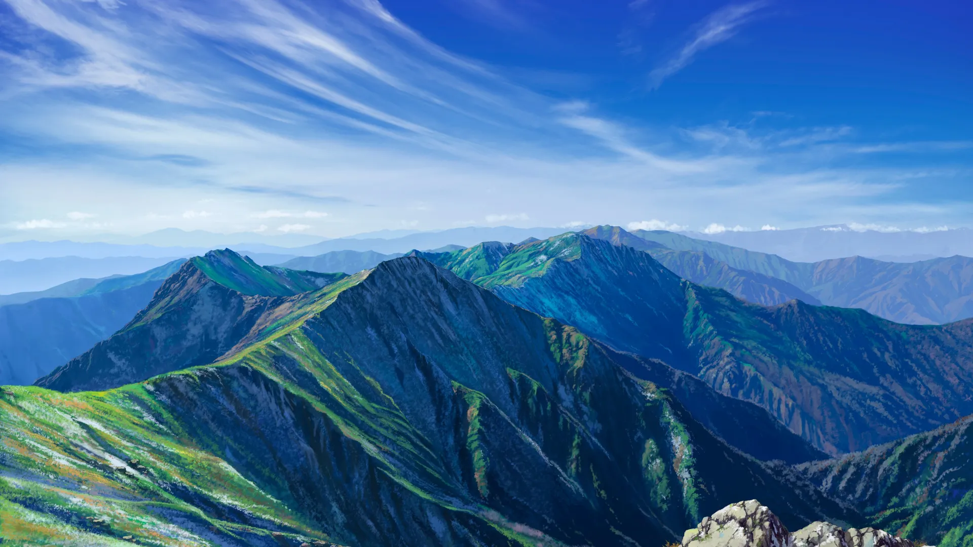 山 自然 天空 云 景观 户外 4K壁纸