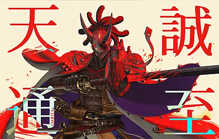 深色皮肤 腹肌 奋斗 血液 刀 角 夹克 肌肉 武器 腰带 面具 斗篷 4K壁纸
