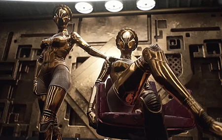 双胞胎 原子之心 坐着 电子 游戏 角色 屏幕截图 机器人 CGI 椅子 4K壁纸