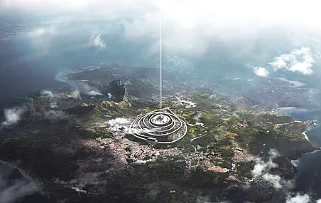 海 岛 云 景观 水 山 阳光 4K壁纸