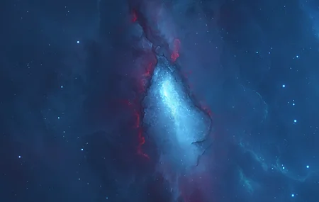 星空 星云 蓝色 星星 