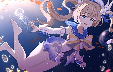 金发碧眼 原神 芭芭拉 动漫 动漫女孩 