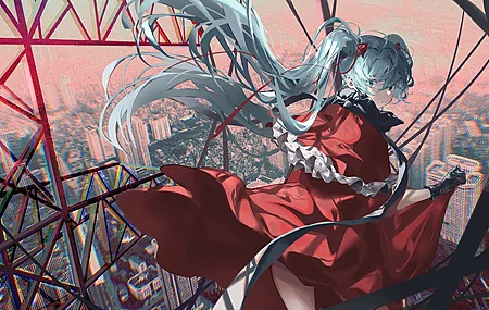 动漫 动漫女孩 小提琴 初音 