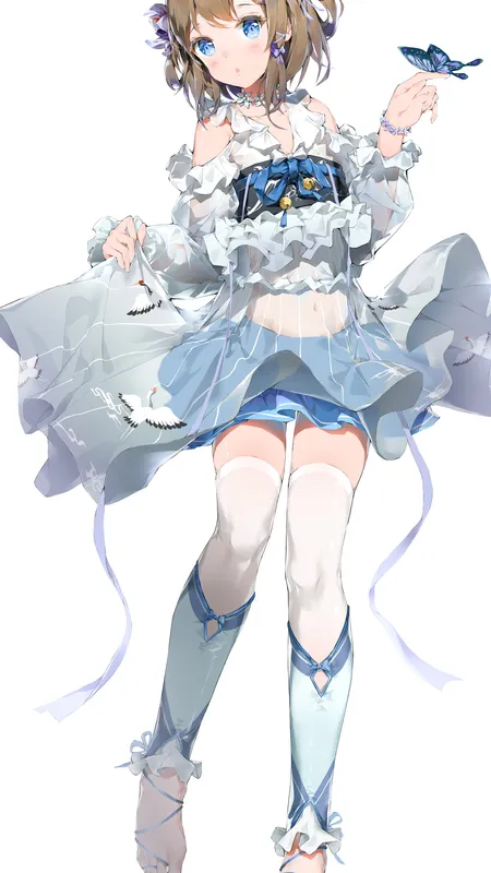 菩提悟生花 菩提 中国主义 动漫女孩 极简主义 简单的背景 白色背景 4壁纸