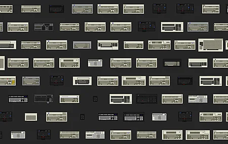 机械键盘 技术 极简主义 简单背景 插图 键盘 