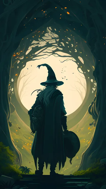 精灵 人工智能艺术 AI艺术 绘画 指环王 