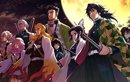 动漫女孩 动漫男孩 月亮 卡通人物形象集合