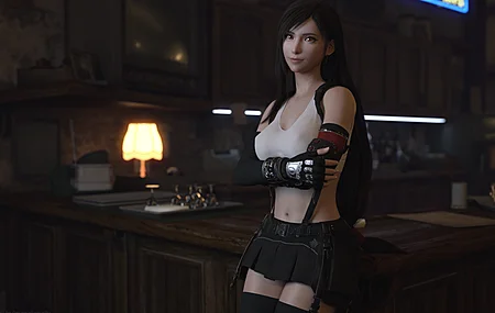  游戏CG角色 女孩 酒吧 AI艺术 角色女孩照 游戏CG 人物形象