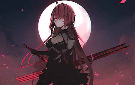 十六叶飞宇 红头发 红眼睛 动漫女孩 