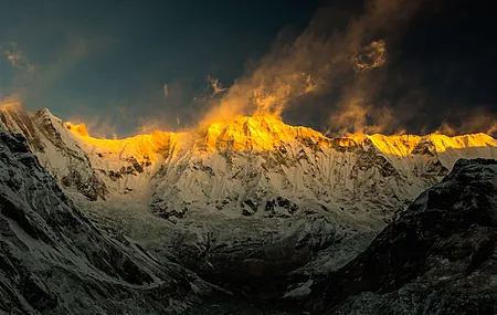 自然 风景 山脉 日落 云彩 
