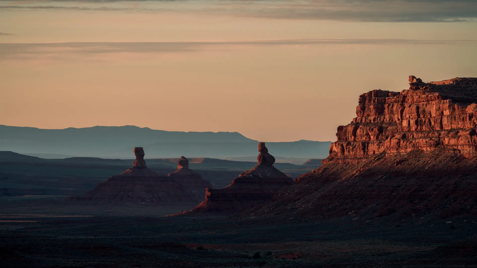岩石形成 自然 风景 日落 山脉 北美 天空