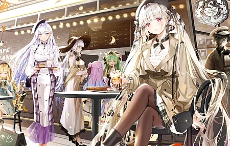  哈鲁里 动漫女孩 自助餐厅  贝尔法斯特 动漫 