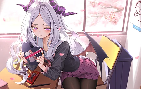  动漫 动漫女孩 蔚蓝档案馆 索拉萨奇 花瓣 二次元