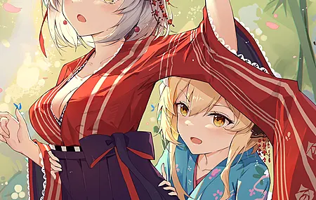 绿眼睛 金发 雅居 动漫女孩 鲁明 原神 