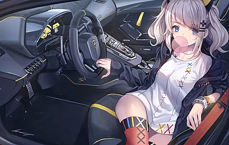 卡古亚露娜 蓝眼睛 动漫 动漫女孩 AI艺术 肖像 