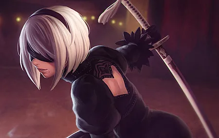 尼尔 机械纪元  游戏CG 剑 