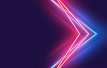 蓝色 红色 渐变 线条 箭头 设计 