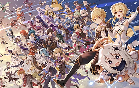 动漫 动漫女孩 原神  二次元