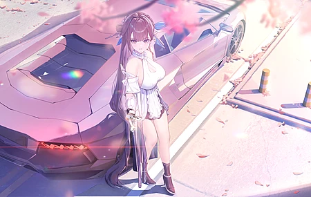 高光跃 汽车 动漫女孩 本海 李苏尚 高角 兰博基尼 