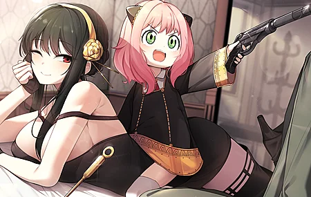 女孩 间谍 过家家 动漫 动漫女孩 