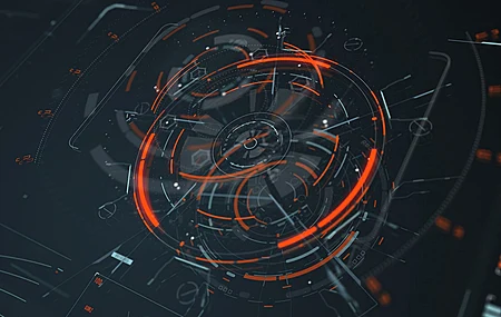 全息图 原理图 科幻 抽象 线条 AI艺术 