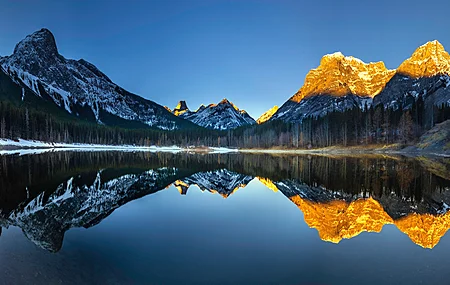 风景 湖 天空 水 山 树 
