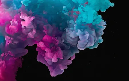 抽象 蓝色 烟雾扩散 艺术视觉