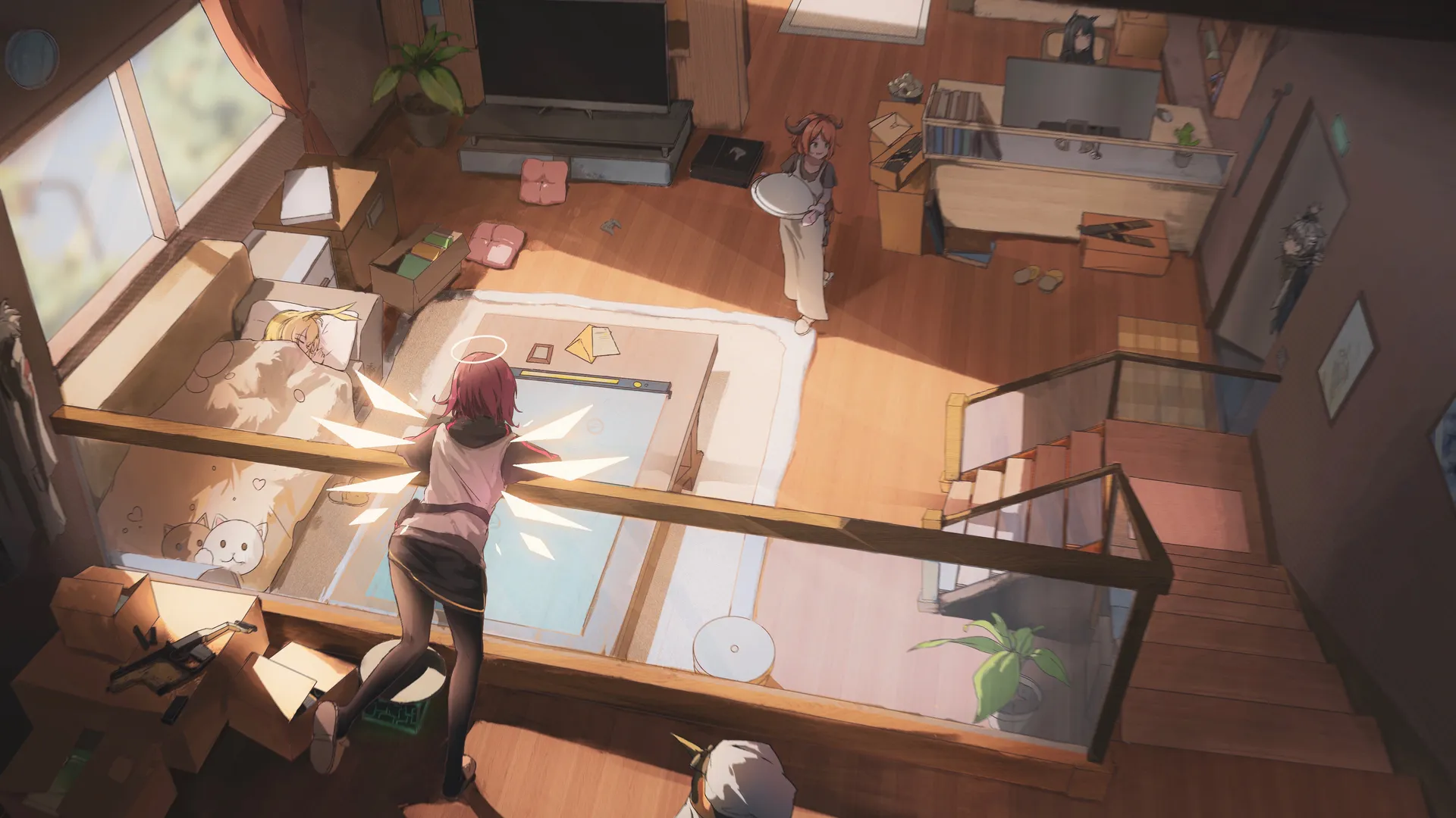 动漫 动漫女孩  阿奈特 拉普兰  电脑壁纸 4K壁纸