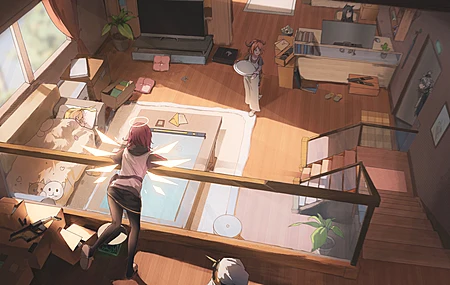 动漫 动漫女孩  阿奈特 拉普兰  电脑壁纸 4K壁纸