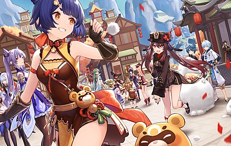 卡通 原神 二次元 合家欢 电脑壁纸 4K壁纸