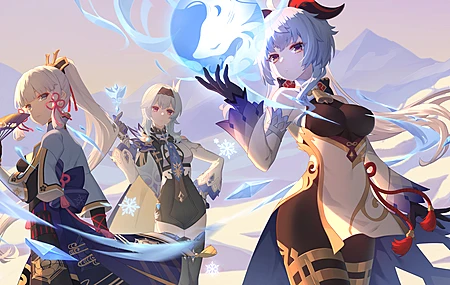 动漫 动漫女孩 原神 感宇  尤拉  电脑壁纸 8K壁纸