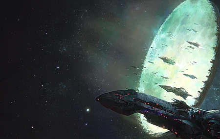 宇宙飞船 宇宙大爆炸 科幻小说 电脑壁纸 4K壁纸