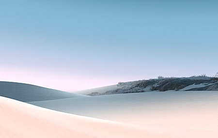 风景 自然  广阔的雪地 太阳初升 电脑壁纸 4K壁纸