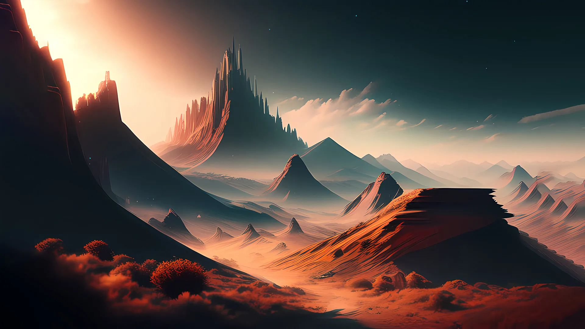 AI艺术 奇幻艺术  电脑壁纸 4K壁纸