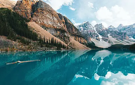 风景 自然 山脉 倒影 班夫国家公园  电脑壁纸 4K壁纸