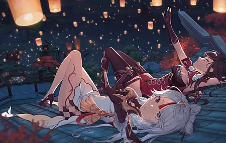 动漫女孩 原神 宁光 北斗 电脑壁纸 4K壁纸