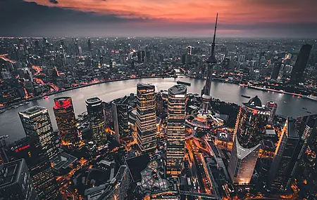 城市 建筑 上海 东方明珠电视塔  电脑壁纸 4K壁纸