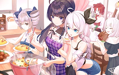 女性团体 动漫 动漫女孩 AI艺术   电脑壁纸 4K壁纸