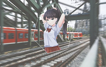 动漫女孩 动漫 画中画 小美秀子 电脑壁纸 4K壁纸