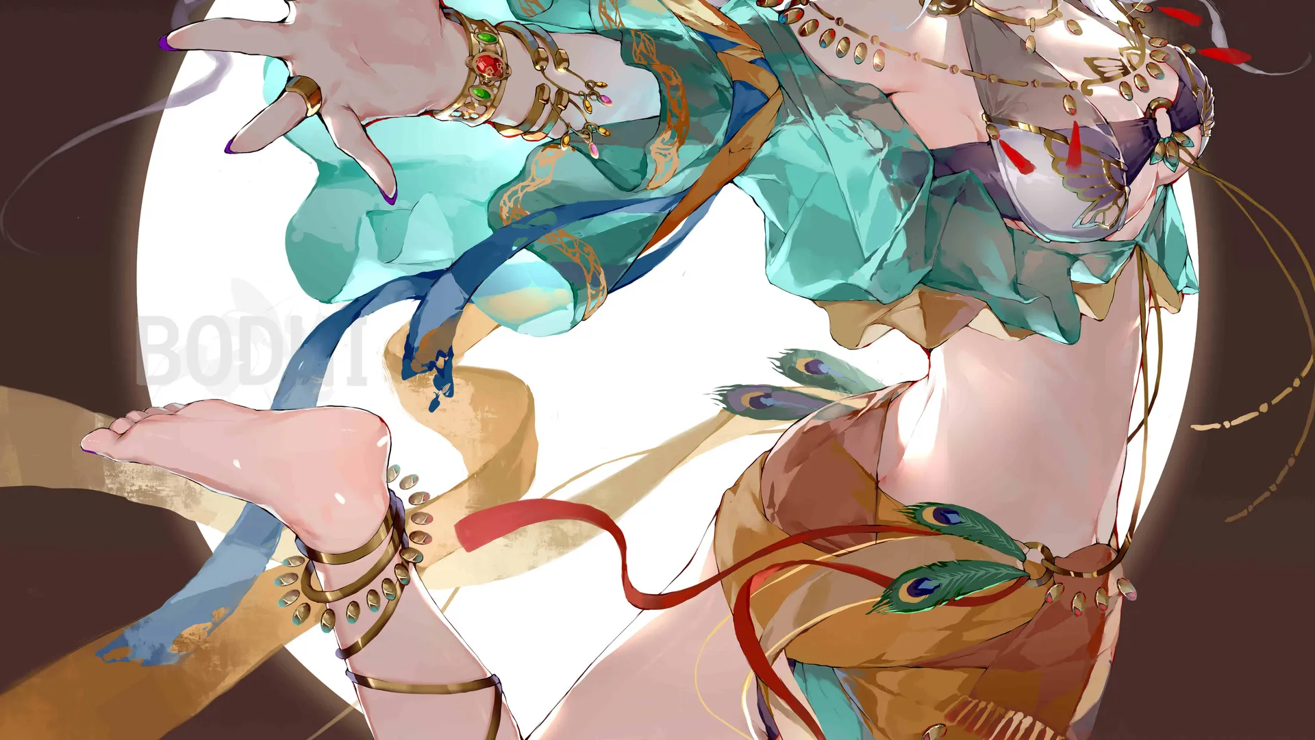 菩提 中国主义 汉服 动漫少女 手机壁纸 4K壁纸 