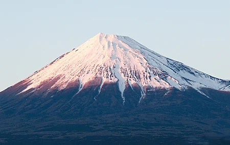富士山 雪峰 山顶 雪山 自然 景观  电脑壁纸 4K壁纸