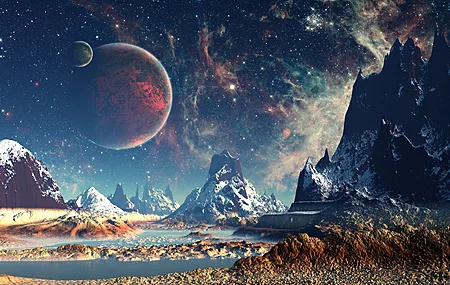 太空 行星 风景 科幻  电脑壁纸 4K壁纸