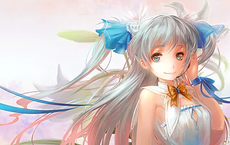 金发 长发 大眼 微醺 金发女孩 动感女孩 动感 动漫艺术  电脑壁纸 4K壁纸