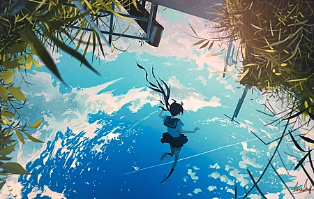 骷髅 大海 海浪 云 岛 棕榈树 日落  电脑壁纸 4K壁纸