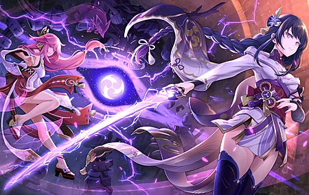 原神 辫子 动漫 动漫女孩 电脑壁纸 4K壁纸