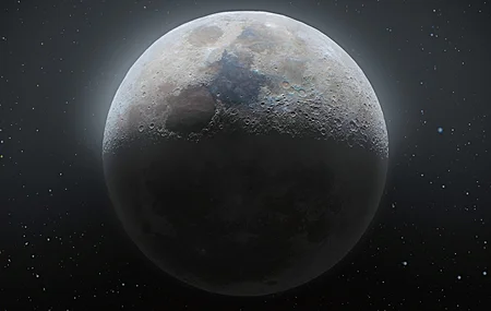 月亮 星星 太空 卫星  电脑壁纸 4K壁纸