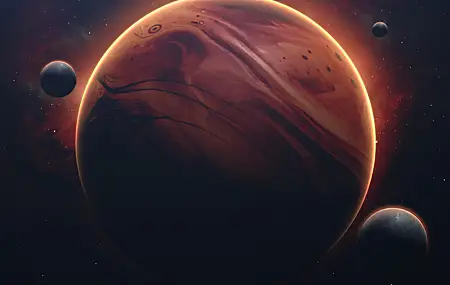 行星 宇宙 太空 恒星 AI艺术 太空艺术  电脑壁纸 4K壁纸