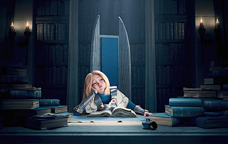 侧视 脸蛋 女人 奇幻女孩  游戏  电脑壁纸 4K壁纸