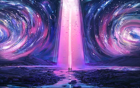 插图 风景 奇幻艺术 彩色 天空  电脑壁纸 4K壁纸