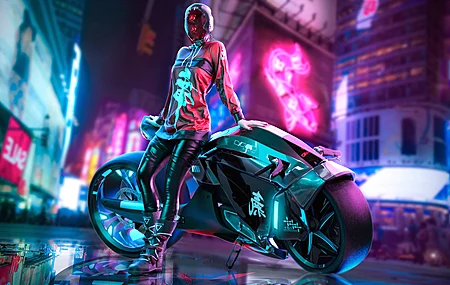 赛博朋克 未来主义城市 未来主义  电脑壁纸 4K壁纸